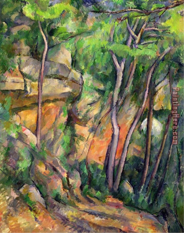 Paul Cezanne In The Park of Chateau Noir Circa 1896 99